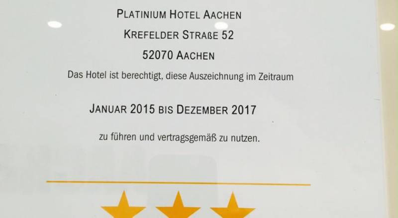 Platinium Hotel Aachen